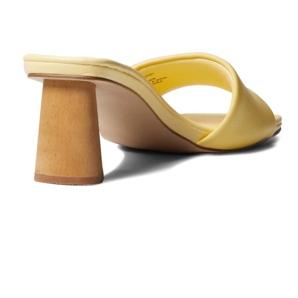Steve Madden Yellow Saged Heeled Sandal - Picture 4 of 8